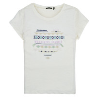Υφασμάτινα Κορίτσι T-shirt με κοντά μανίκια Ikks XW10272 Άσπρο