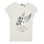 Υφασμάτινα Κορίτσι T-shirt με κοντά μανίκια Ikks XW10132 Άσπρο