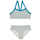 Υφασμάτινα Κορίτσι Μαγιώ / shorts για την παραλία Petit Bateau FINA Άσπρο / Μπλέ