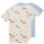 Υφασμάτινα Αγόρι T-shirt με κοντά μανίκια Petit Bateau A071400 X3 Multicolour