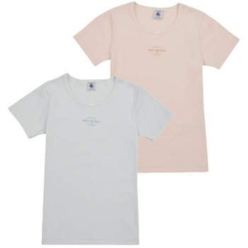 Υφασμάτινα Κορίτσι T-shirt με κοντά μανίκια Petit Bateau A07A900 X3 Multicolour