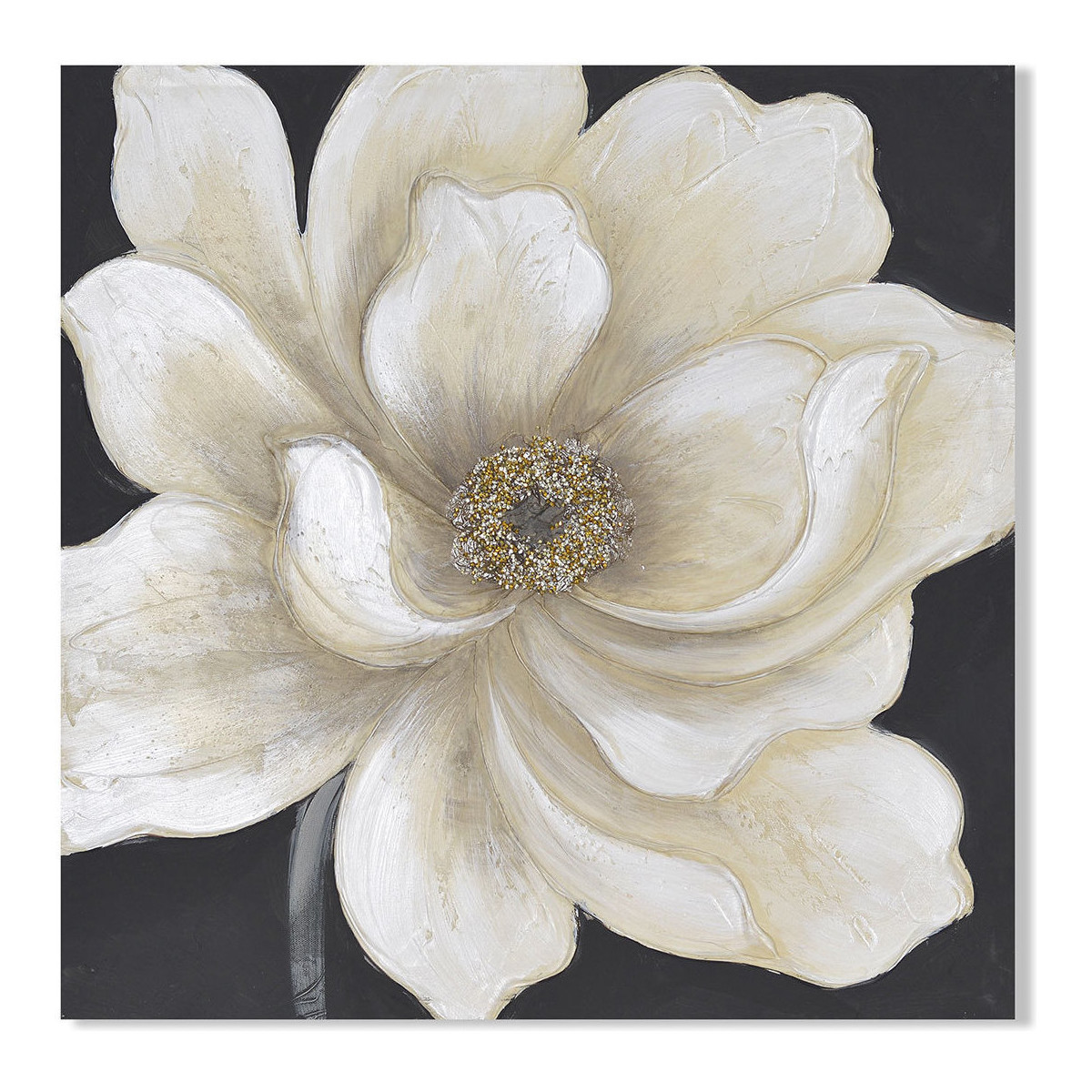 Σπίτι Πίνακες Signes Grimalt Λευκό Λουλούδι Άσπρο