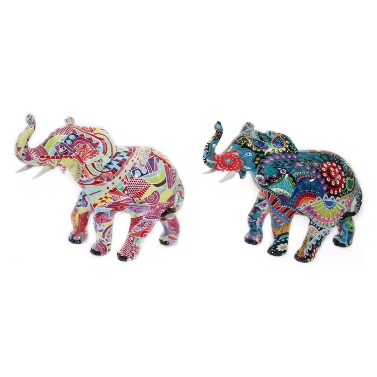 Σπίτι Αγαλματίδια και  Signes Grimalt Ελέφαντας Εικόνα 2 Μονάδες Multicolour