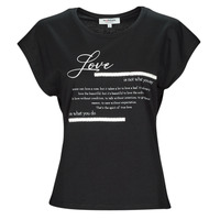 Υφασμάτινα Γυναίκα T-shirt με κοντά μανίκια Morgan DLOV Black