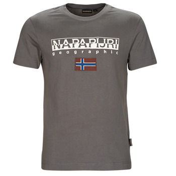 Υφασμάτινα Άνδρας T-shirt με κοντά μανίκια Napapijri AYAS Grey / Fonce