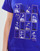 Υφασμάτινα Γυναίκα T-shirt με κοντά μανίκια One Step FW10001 Μπλέ
