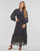 Υφασμάτινα Γυναίκα Μακριά Φορέματα MICHAEL Michael Kors ASTOR PRNT DRESS Marine / Beige