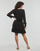 Υφασμάτινα Γυναίκα Κοντά Φορέματα MICHAEL Michael Kors SMOCK RFFL JULIA DRS Black