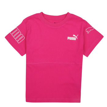 Υφασμάτινα Κορίτσι T-shirt με κοντά μανίκια Puma PUMA POWER COLORBLOCK Ροζ