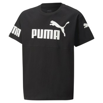 Υφασμάτινα Αγόρι T-shirt με κοντά μανίκια Puma PUMA POWER Black