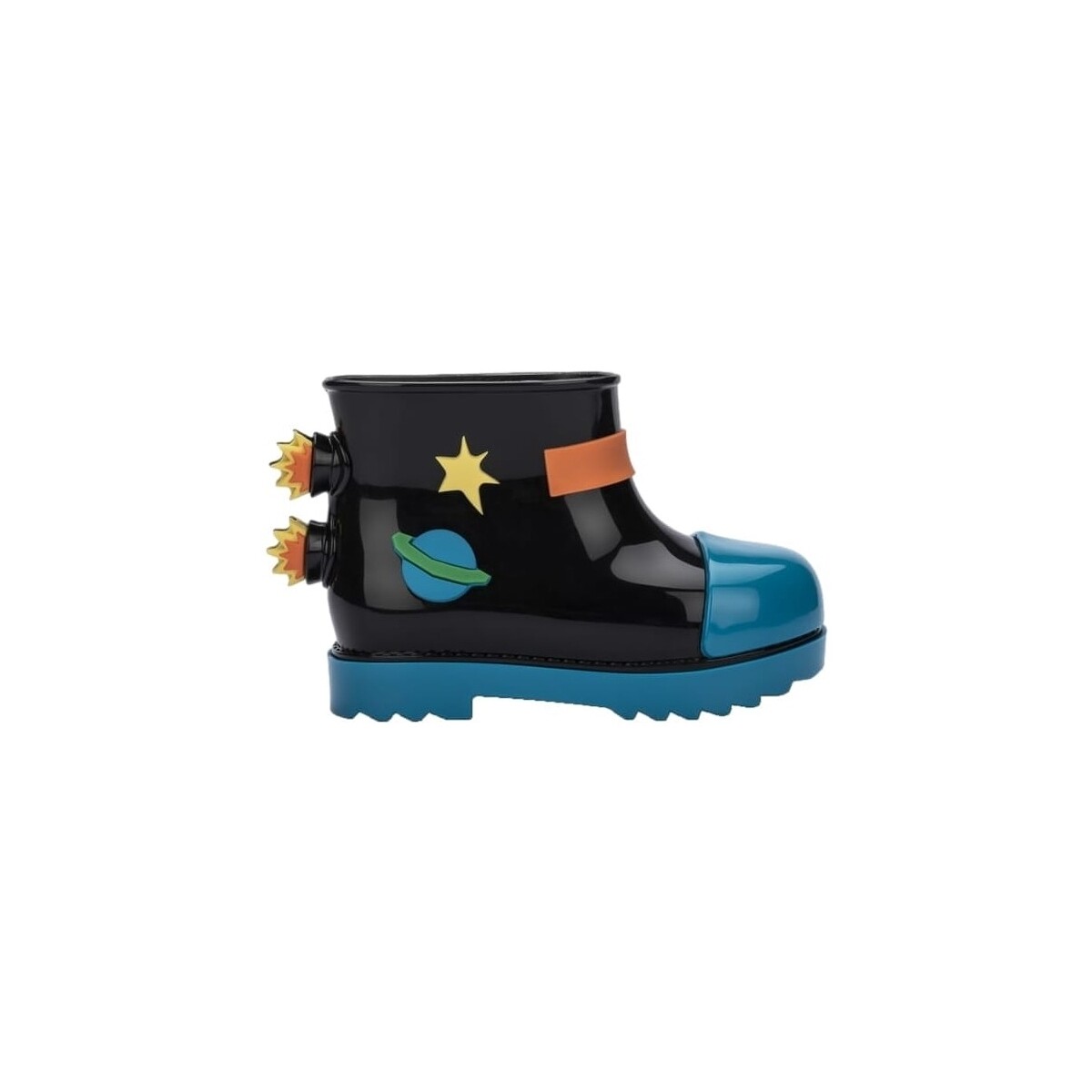 Παπούτσια Παιδί Μπότες Melissa MINI  Rain Boot+Fábula B - Blue/Black Black