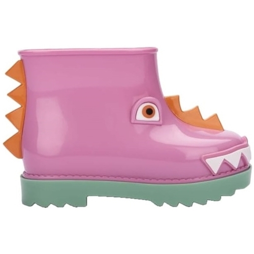 Παπούτσια Παιδί Μπότες Melissa MINI  Rain Boot+Fábula B - Green/Pink Ροζ