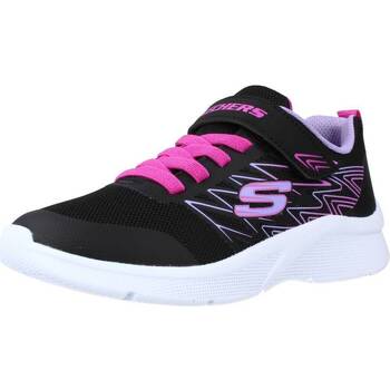 Παπούτσια Κορίτσι Χαμηλά Sneakers Skechers MICROSPEC - BOLD DELIGHT Black