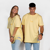 Υφασμάτινα T-shirt με κοντά μανίκια THEAD.  Yellow
