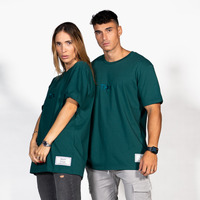 Υφασμάτινα T-shirt με κοντά μανίκια THEAD. LONDON T-SHIRT Green