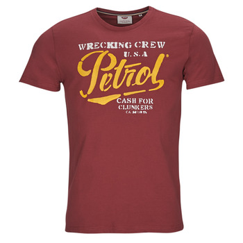 Υφασμάτινα Άνδρας T-shirt με κοντά μανίκια Petrol Industries T-Shirt SS Classic Print Bordeaux