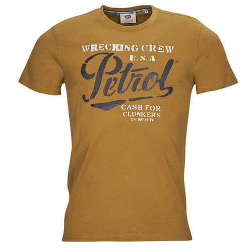 Υφασμάτινα Άνδρας T-shirt με κοντά μανίκια Petrol Industries T-Shirt SS Classic Print Brown