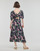 Υφασμάτινα Γυναίκα Μακριά Φορέματα BOSS C_Dista Μπλέ / Multicolour