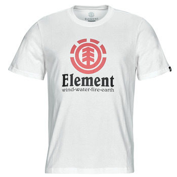 Υφασμάτινα Άνδρας T-shirt με κοντά μανίκια Element VERTICAL SS Άσπρο