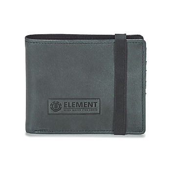 Τσάντες Πορτοφόλια Element STRAPPER LEATHER WALLET Black