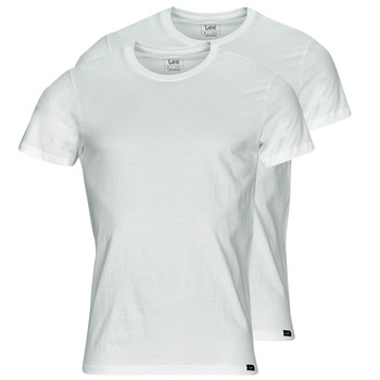 Υφασμάτινα Άνδρας T-shirt με κοντά μανίκια Lee TWIN PACK CREW Άσπρο