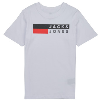 Υφασμάτινα Αγόρι T-shirt με κοντά μανίκια Jack & Jones JJECORP LOGO TEE Άσπρο