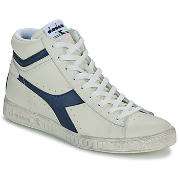 Παπούτσια Ψηλά Sneakers Diadora GAME L HIGH WAXED Άσπρο / Μπλέ