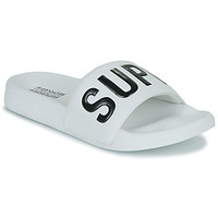Παπούτσια Άνδρας Τσόκαρα Superdry CODE CORE POOL SLIDE Άσπρο / Black
