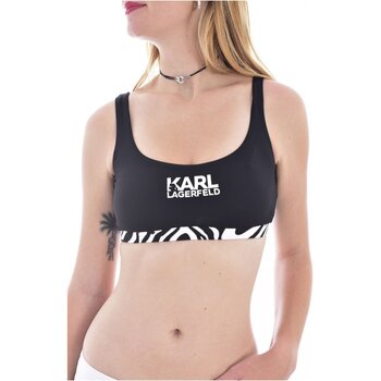 Υφασμάτινα Γυναίκα μαγιό  1 κομμάτι Karl Lagerfeld KL22WTP24 Black