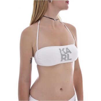 Υφασμάτινα Γυναίκα μαγιό  1 κομμάτι Karl Lagerfeld KL22WTP17 Άσπρο