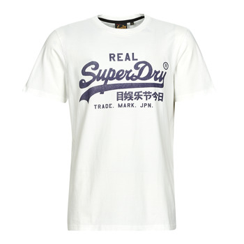 Υφασμάτινα Άνδρας T-shirt με κοντά μανίκια Superdry VINTAGE VL NOOS TEE Άσπρο