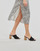 Υφασμάτινα Γυναίκα Μακριά Φορέματα Superdry VINTAGE MIDI HALTER SLIP DRESS Black / Άσπρο