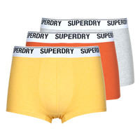 Εσώρουχα Άνδρας Boxer Superdry TRUNK MULTI TRIPLE PACK Orange / Yellow / Grey