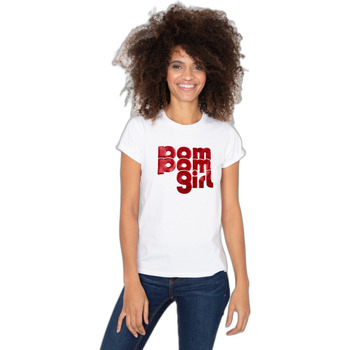 Υφασμάτινα Γυναίκα T-shirts & Μπλούζες French Disorder T-shirt femme  Alex Pompom Girl Άσπρο
