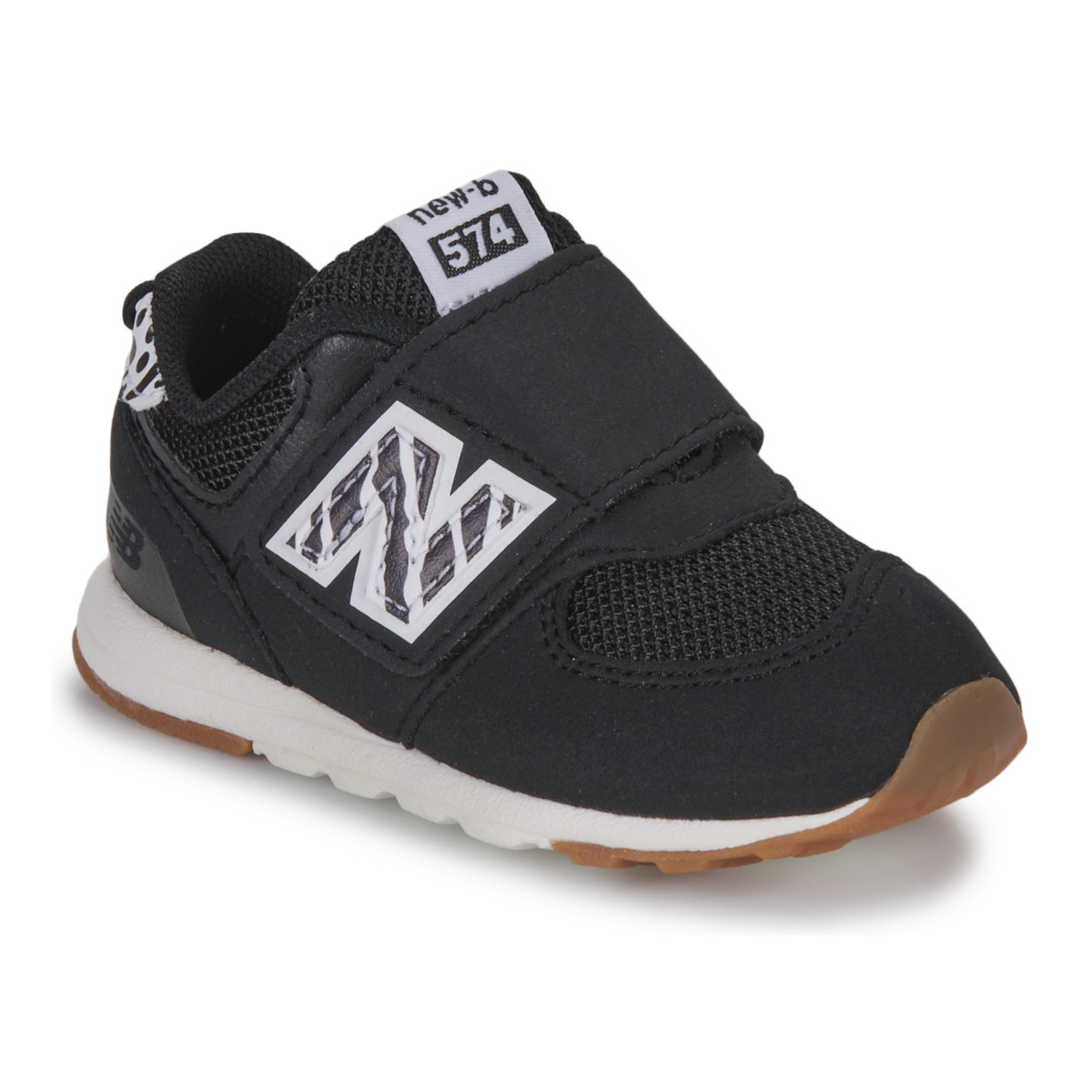 Παπούτσια Κορίτσι Χαμηλά Sneakers New Balance 574 Black / Ζέβρα 