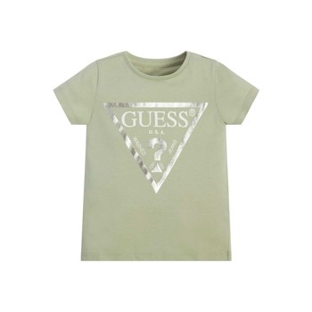 Υφασμάτινα Κορίτσι T-shirt με κοντά μανίκια Guess SS T SHIRT CORE Green