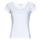 Υφασμάτινα Γυναίκα T-shirt με κοντά μανίκια Guess ES SS KARLEE JEWEL BTN HENLEY Άσπρο