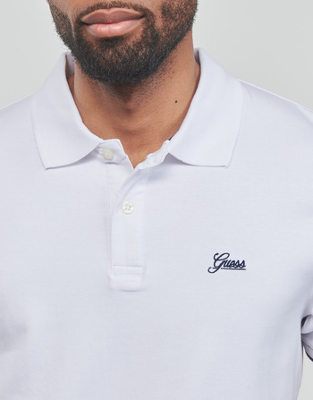 Guess OLIVER SS POLO Άσπρο