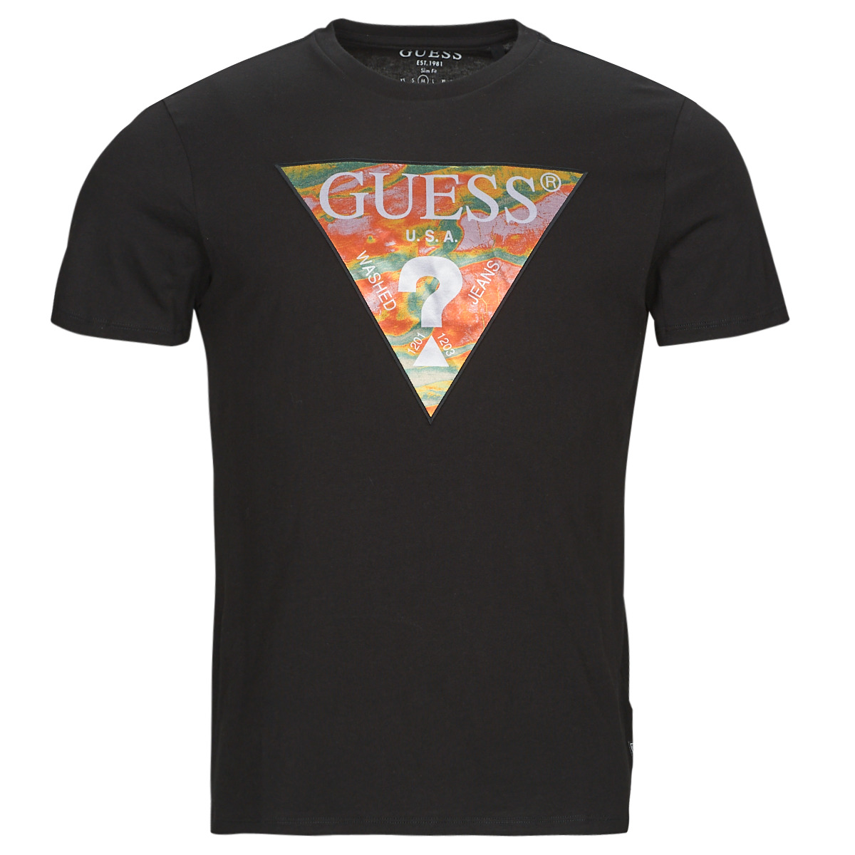 Guess  T-shirt με κοντά μανίκια Guess SS BSC ABSTRACT TRI LOGO TEE