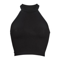 Υφασμάτινα Γυναίκα Αμάνικα / T-shirts χωρίς μανίκια Guess TORI W/LACE SEAMLESS Black