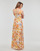 Υφασμάτινα Γυναίκα Μακριά Φορέματα Guess SL GILDA LONG DRESS Multicolour