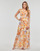 Υφασμάτινα Γυναίκα Μακριά Φορέματα Guess SL GILDA LONG DRESS Multicolour