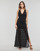 Υφασμάτινα Γυναίκα Μακριά Φορέματα Guess SL LIZA LONG DRESS Black