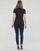 Υφασμάτινα Γυναίκα T-shirt με κοντά μανίκια Guess SS RN MESH LOGO TEE Black