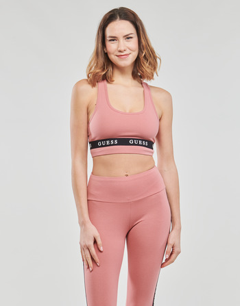 Υφασμάτινα Γυναίκα Αθλητικά μπουστάκια  Guess ALINE TOP Ροζ