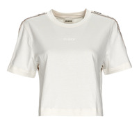 Υφασμάτινα Γυναίκα T-shirt με κοντά μανίκια Guess BRITNEY CROP TEE Άσπρο