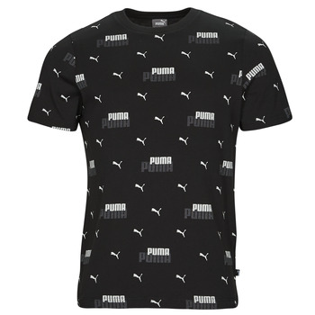Υφασμάτινα Άνδρας T-shirt με κοντά μανίκια Puma ESS+ LOGO POWER AOP Black