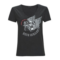 Υφασμάτινα Γυναίκα T-shirt με κοντά μανίκια Ikks BW10375 Black