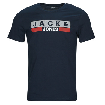 Υφασμάτινα Άνδρας T-shirt με κοντά μανίκια Jack & Jones JJECORP LOGO TEE SS O-NECK Marine