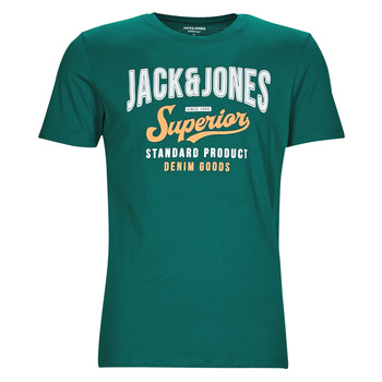 Υφασμάτινα Άνδρας T-shirt με κοντά μανίκια Jack & Jones JJELOGO TEE SS O-NECK Green